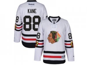 Men\'s Reebok Chicago Blackhawks #88 Patrick Kane 2017 Winter Classic White Stitched NHL Jersey