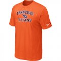 Tennessee Titans Heart & Soul Orange T-Shirt