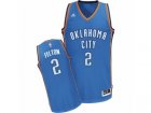 Men Adidas Oklahoma City Thunder #2 Raymond Felton Swingman Royal Blue Road NBA Jersey