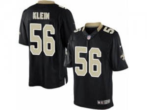 Mens Nike New Orleans Saints #56 A.J. Klein Limited Black Team Color NFL Jersey