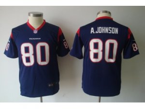 Nike youth nfl houston texans #80 a.johnson blue jerseys