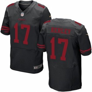 Mens Nike San Francisco 49ers #17 Jeremy Kerley Elite Black NFL Jersey