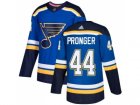 Men Adidas St. Louis Blues #44 Chris Pronger Blue Home Authentic Stitched NHL Jersey