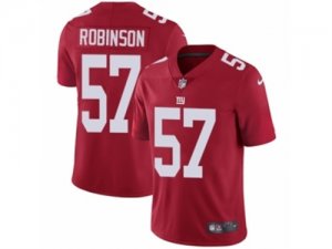 Mens Nike New York Giants #57 Keenan Robinson Vapor Untouchable Limited Red Alternate NFL Jersey