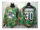 nhl jerseys new york rangers #30 lundovist camo