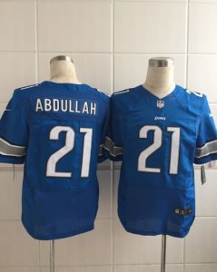 Nike Detroit Lions #21 Abdullah blue jerseys[Elite Abdullah]