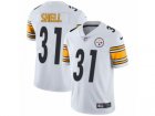 Mens Nike Pittsburgh Steelers #31 Donnie Shell Vapor Untouchable Limited White NFL Jersey