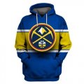 Nuggets Blue All Stitched Hooded Sweatshirt