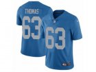 Nike Detroit Lions #63 Brandon Thomas Vapor Untouchable Limited Blue Alternate NFL Jersey