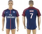 2017-18 Paris Saint-Germain 7 LUCAS Home Thailand Soccer Jersey