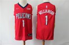 Pelicans #1 Zion Williamson Red Nike Swingman Jersey