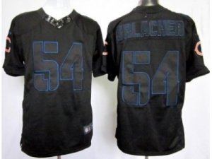 Nike NFL Chicago Bears #54 Brian Urlacher Black Jerseys(Impact Limited)