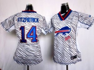 Nike women nfl buffalo bills #14 ryan fitzpatrick jerseys[fem fan zebra]