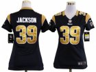 Nike Women St. Louis Rams #39 Steven Jackson Blue Jerseys