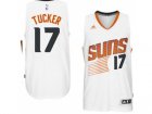 Mens Phoenix Suns #17 P.J. Tucker adidas White Swingman Home Jersey