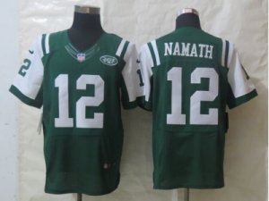 Nike New York Jets #12 Namath Green Jerseys(Elite