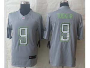 2014 Pro Bowl Nike Baltimore Ravens #9 Tucker Grey Jerseys(Elite)