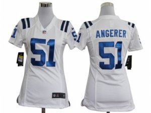 Nike women nfl indianapolis colts #51 angerer white jerseys