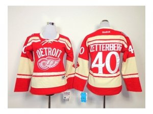 women nhl jerseys detroit red wings #40 zetterberg red[2014 winter classic]