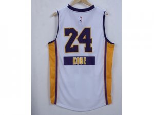 NBA Los Angeles Lakers #24 kobe white jerseys(2014 Christmas edition)