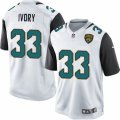 Mens Nike Jacksonville Jaguars #33 Chris Ivory Limited White NFL Jersey