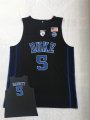 Duke Blue Devils #5 R.J. Barrett Black College Basketball Jersey