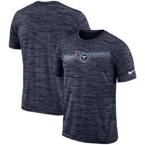 Tennessee Titans Nike Sideline Velocity Performance T-Shirt Heathered Navy