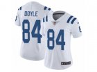 Women Nike Indianapolis Colts #84 Jack Doyle Vapor Untouchable Limited White NFL Jersey