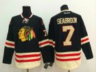 NHL chicago blackhawks #7 Brent Seabrook black jerseys(2015 new classic)