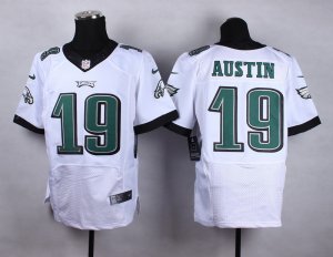 Nike Philadelphia Eagles #19 Miles Austin white Jerseys(Elite)