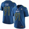 Mens Nike Philadelphia Eagles #91 Fletcher Cox Limited Blue 2017 Pro Bowl NFL Jersey