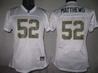 women green bay packers #52 matthews white[2010]