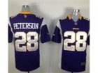 Nike NFL Minnesota Vikings #28 Adrian Peterson Purple Game