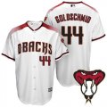 Arizona Diamondbacks #44 Paul Goldschmidt White Cool Base Home Jersey