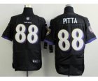 Nike jerseys baltimore ravens #88 pitta black[new Elite]