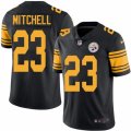 Men Nike Pittsburgh Steelers #23 Mike Mitchell Black Color Rush Limited Jersey