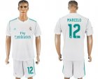 2017-18 Real Madrid 12 MARCELO Home Soccer Jersey