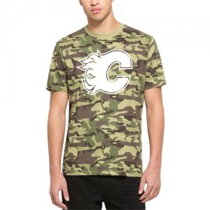 Calgary Flames \'47 Alpha T-Shirt Camo