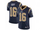 Nike Los Angeles Rams #16 Jared Goff Vapor Untouchable Limited Navy Blue Team Color NFL Jersey