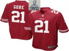 2013 Super Bowl XLVII NEW San Francisco 49ers #21 Frank Gore Game RED (NEW)