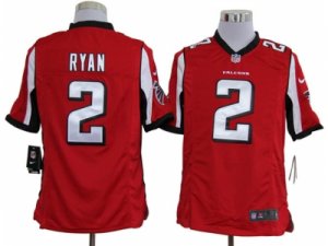 Nike NFL Atlanta Falcons #2 Matt Ryan Red Game Jerseys