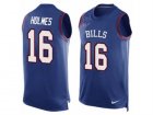 Mens Nike Buffalo Bills #16 Andre Holmes Limited Royal Blue Player Name & Number Tank Top NFL Jersey