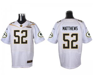 2016 PRO BOWL Nike Green Bay Packers #52 Clay Matthews white jerseys(Elite)