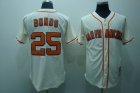 mlb san francisco giants #25 bonds m&n cream