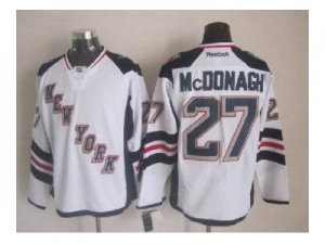 nhl jerseys new york rangers #27 mcdonagh white[2014 new stadium]