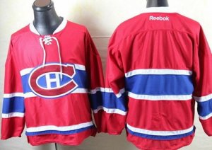 Montreal Canadiens Blank Stitched Red New CH NHL Jersey