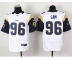 Nike jerseys st. louis rams #96 sam white[Elite]