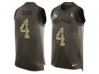 Nike Miami Dolphins #4 Matt Darr Limited Green Salute to Service Tank Top NFL Jersey