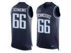 Nike Tennessee Titans #66 Brian Schwenke Limited Navy Blue Player Name & Number Tank Top Tank Top NFL Jersey