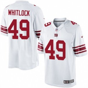 Mens Nike New York Giants #49 Nikita Whitlock Limited White NFL Jersey